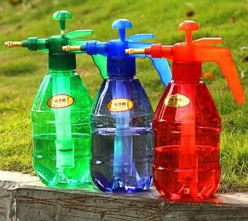 Transparent colored Chemical Sprayer Portable Pressure Garden Spray Bottle Plant Water