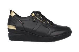 'Trudie' women's wide fit (H) sneakers - Black