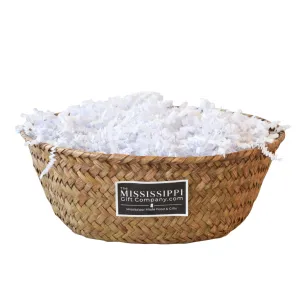 Unfilled Round Woven Basket