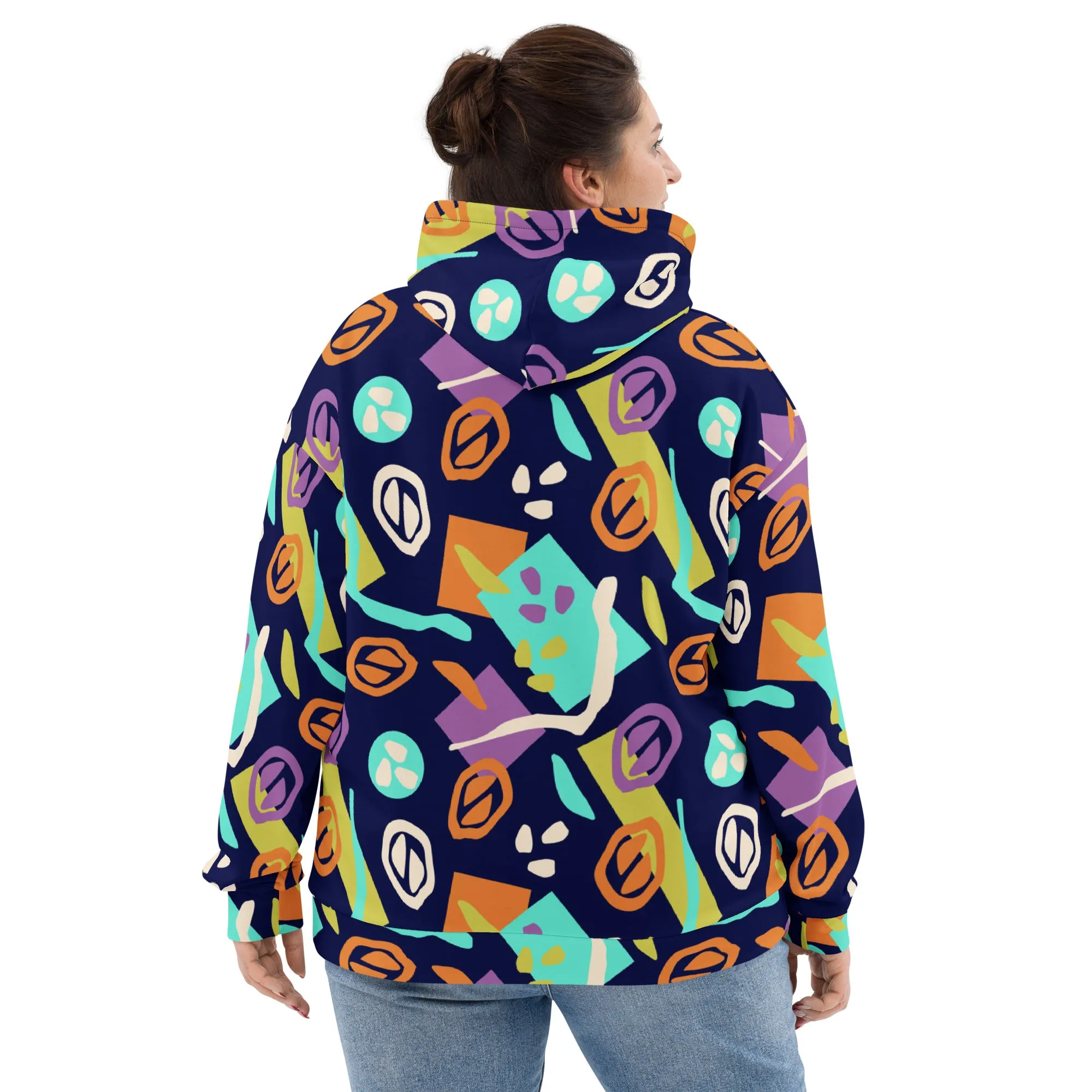 Unisex Hoodie Memphis Shapes
