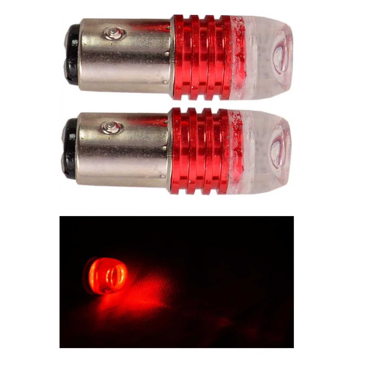 Universal Bike,Car Brake Lights Strobe Flashing (RED/White/Blue)Pack of 2/4