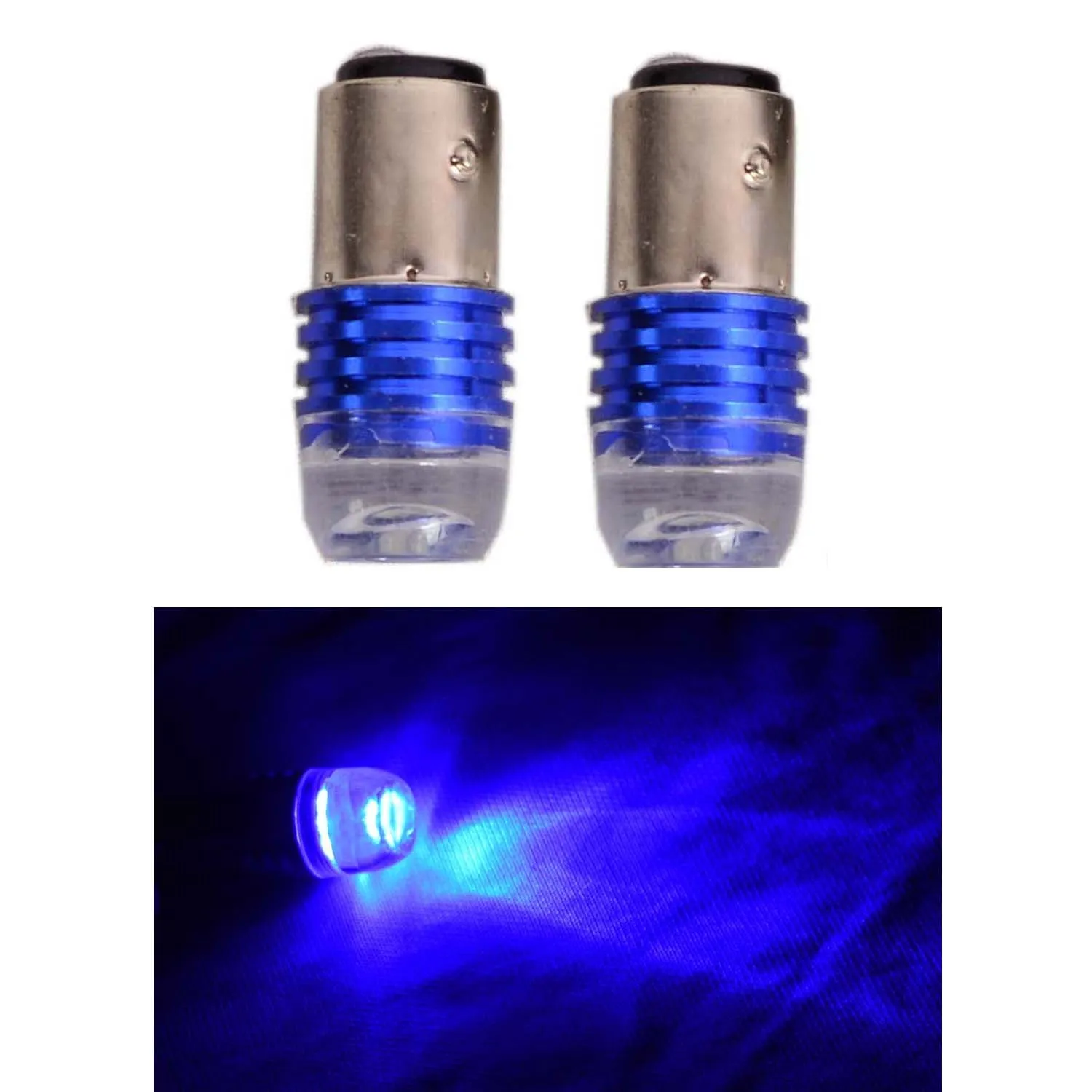 Universal Bike,Car Brake Lights Strobe Flashing (RED/White/Blue)Pack of 2/4