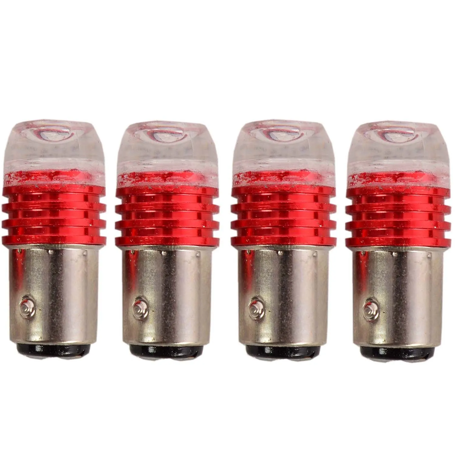 Universal Bike,Car Brake Lights Strobe Flashing (RED/White/Blue)Pack of 2/4