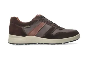 'Vito' men's lace-up sneaker - brown mix