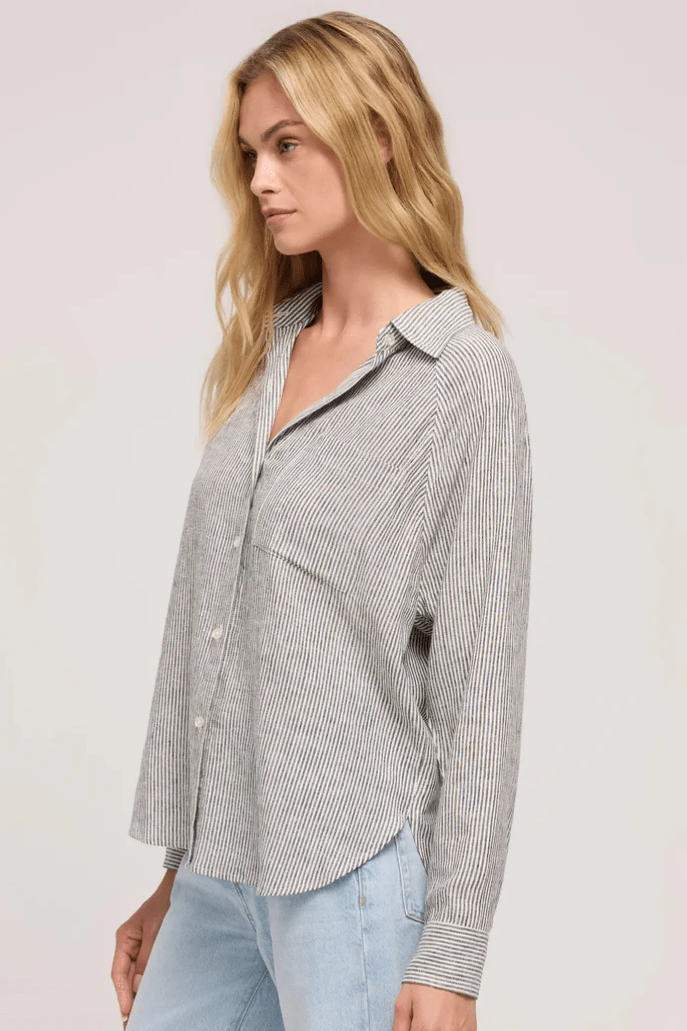 Z Supply: The Perfect Line Top in Sea Salt