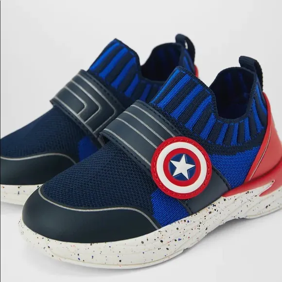 ZARA Captain Marvel Sock-style Sneakers